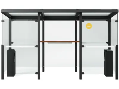 Aureo 2 Smoking Pavilion by mmcite 3D model