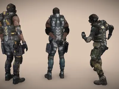 Hitech Ranger 3D model