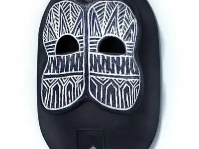 African Wall Hanging 3D model