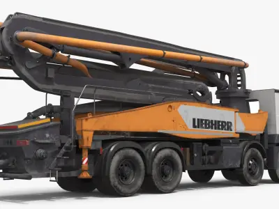  Mercedes Liebherr Concrete Pump Dirty Simplified 