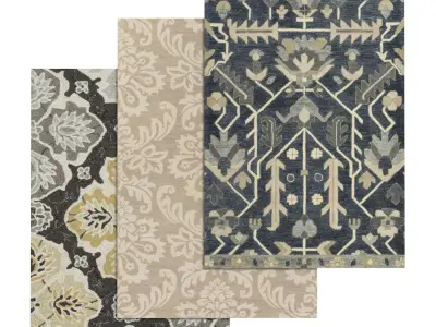Rug Set 958 3D model