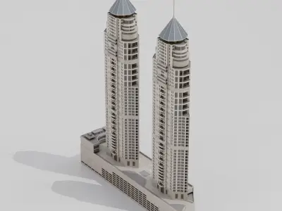 Imperial Towers 3D model
