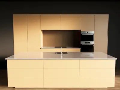 42-Kitchen6 matte 4 3D model