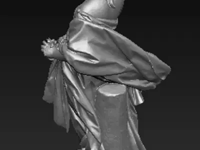 Flore Sculpture   3D model 3D print model