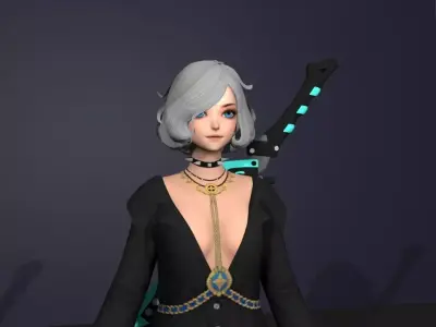 velvet 3D model