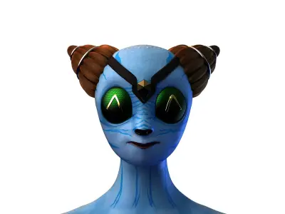 Sci-Fi Avatar 3D model