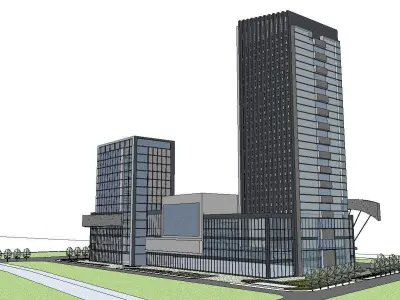 vacation spot-Resort-Fashion Leisure Hotel-0241 3D model