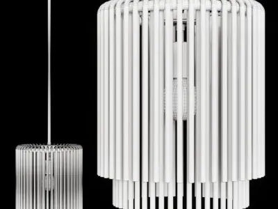 Royalton Small Pendant Brass 3D model