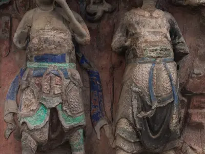 Deity Statue Sculpture30 3D model