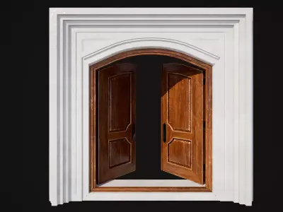 Hinged Doubledoor 01 3D model