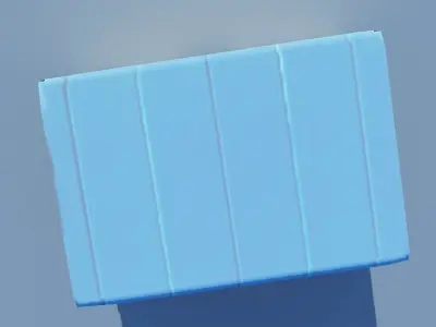 Old Building Low-poly 3D model