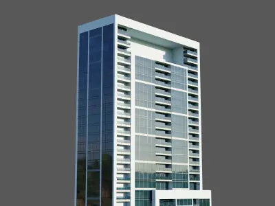 Forte towers - Dubai 3D model