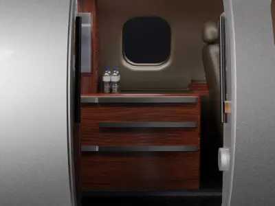 Embraer Phenom 300 Fully Detailed 3d model 3D model