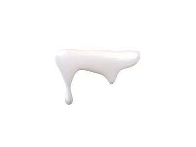 Liquid Drops v1 013 Low-poly 3D model