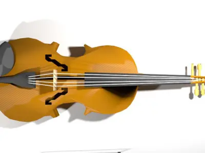 Violin 3D model