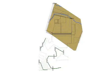 Generic Terrain Context  Conceptual Planning Lay DWG FBX DAE OBJ 3D model