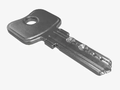 computer key 3D model