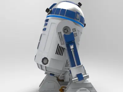 R2-D2 3D print model