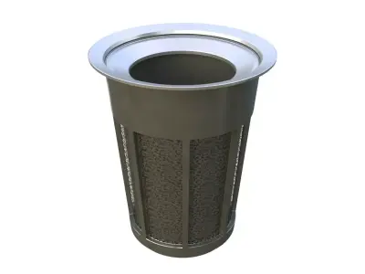 NYC Trash Bin V03 3D model