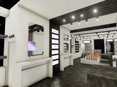 Brandys Store Booth Design 3D model