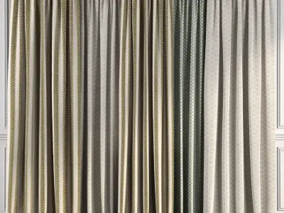Curtain Set 91 3D model