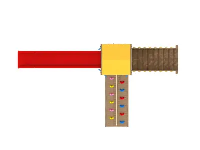 3D model Wooden Playground 3D model