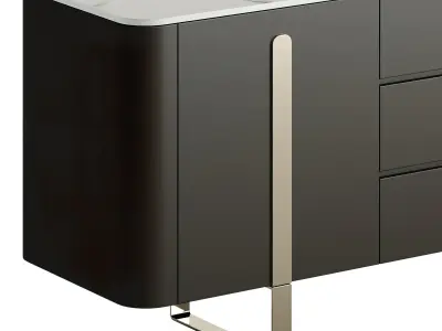 Capital Collection Eden  Chest of Drawers 3D model