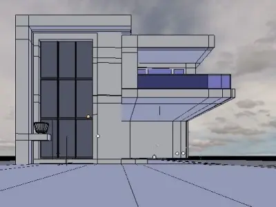 exterior house  Low-poly 3D model purchase