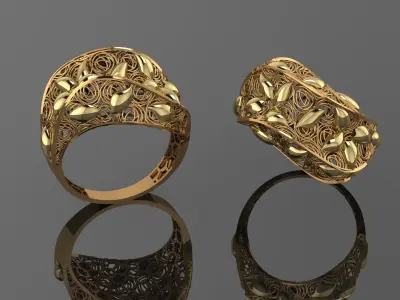 49 new light weight rings stl 3D print model
