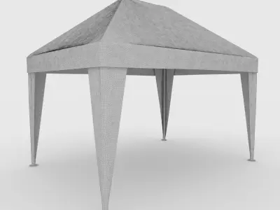Gazebo Tent 7 250 cm X 350 cm 3D model