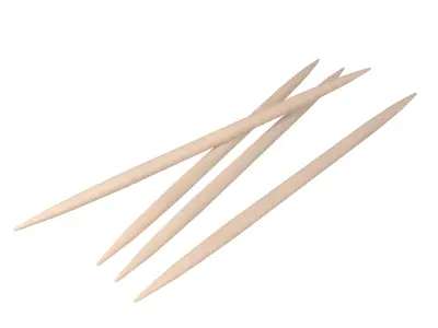 Toothpick v2 001 Low-poly 3D model