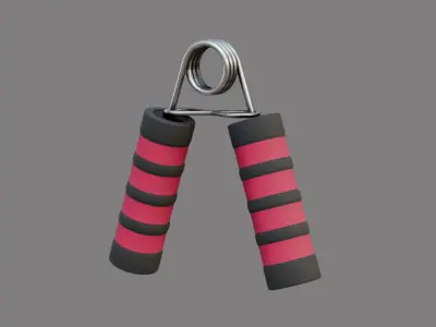 Hand Gripper Strengthener Low-poly 3D model