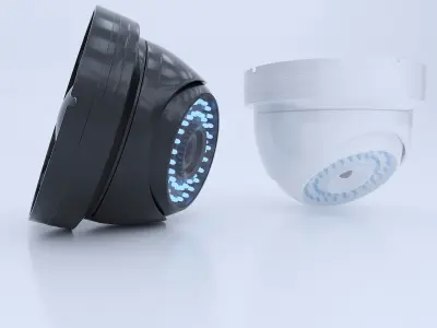 Dome Security Camera 3D model