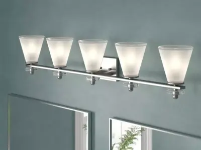 Buhr 5 - Light Dimmable Bath Bar Free 3D model