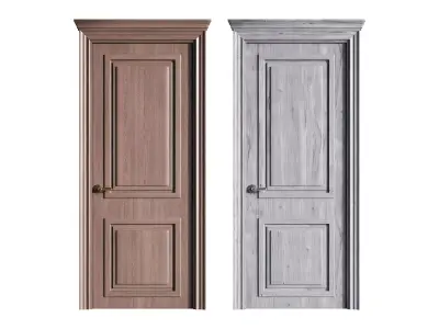 Modern entrance door 57 3D model