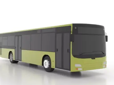 MAN A21 Lions City NL243 Low Low-poly 3D model