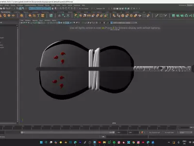 GUNBAI FROM NARUTO  Low-poly 3D model