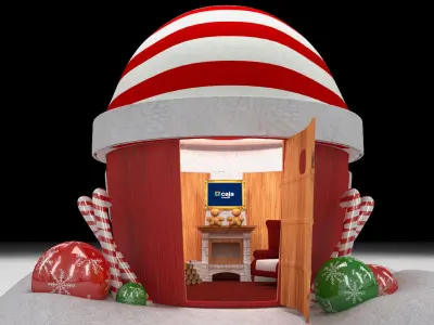 The house of Santa Clause 3D model