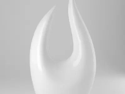 Fire Statue 3D model