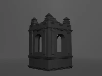 Liberty Bell Tower 3D print model