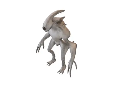 Aliens Monster v3 001 Low-poly 3D model