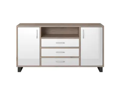 TV Cabinet  Commode Shelf Wood 3D Model Collection 3D Model Pack