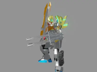 The Mecha Attacker 13 3D model