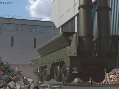  Armored Rocket Carrier In Attack Mode 