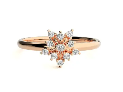 Women ring 3D print model 91