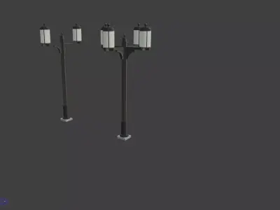 Berlin Alber Speer lamps 3D model