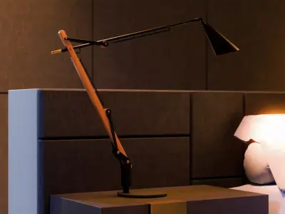 Table Lamp Bertolucci Leonardo - A815 Low-poly 3D model