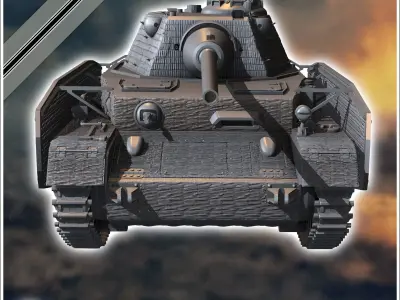 Panzer IV Ausf J with Schmalturm turret - Germany Eastern Wester 3D print model V1