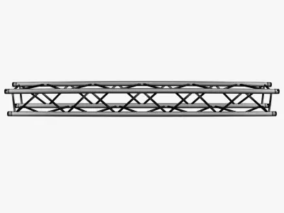 Square Truss Straight Segment 2 3D model