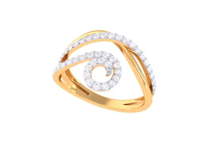 Women Ring MTL 3dm STL OBJ FBX Details 3D print model 25